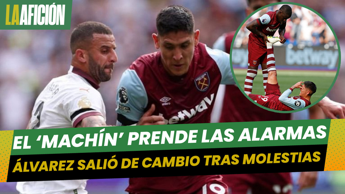 Edson Álvarez salió lesionado en juego contra Manchester City