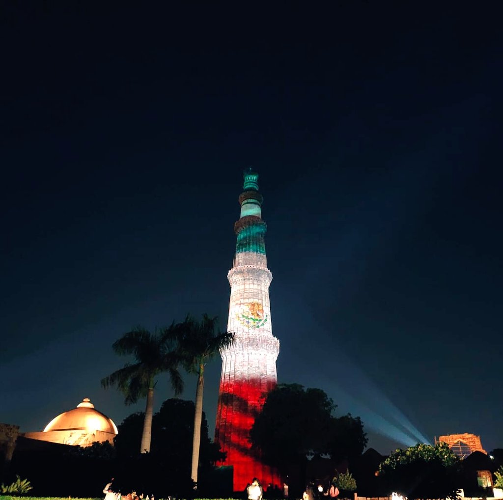 Monumentos icónicos de Nueva Delhi. / X: EmbaMexInd