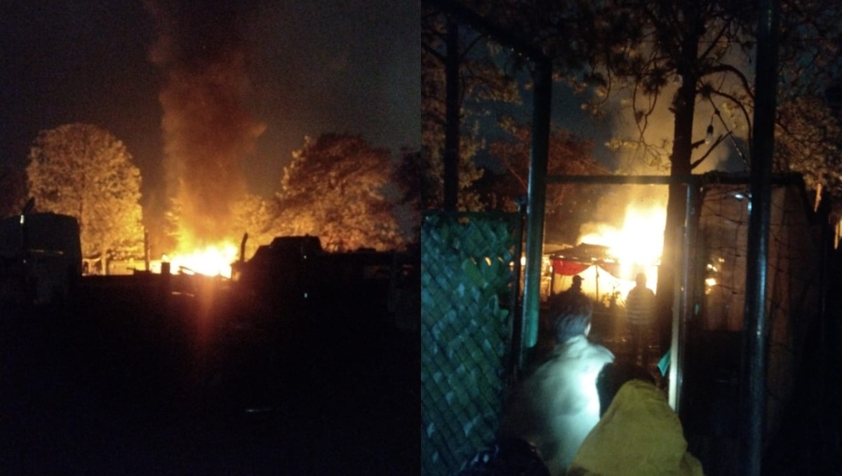 Incendio en cabañas en Tlalpan | Enrique Luna