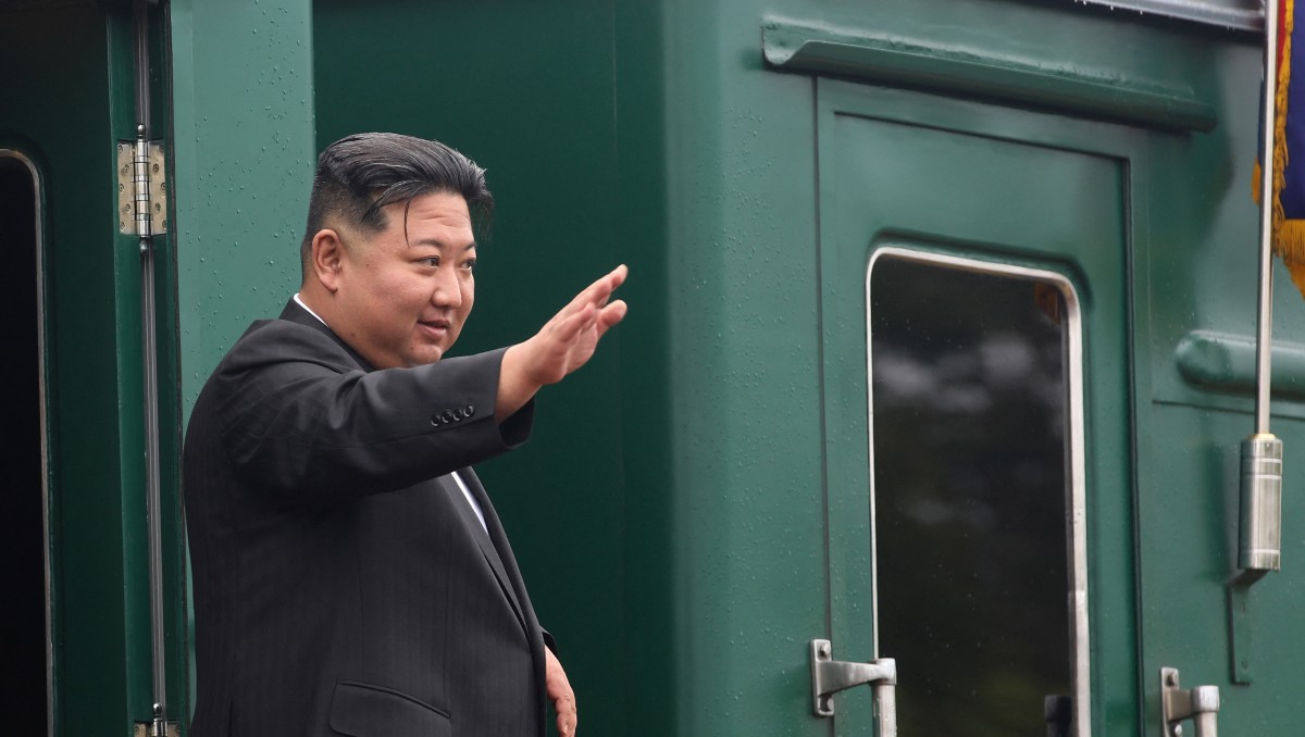 Kim Jong-un, líder de Corea del Norte, regresa en su tren blindado tras gira por Rusia | AFP