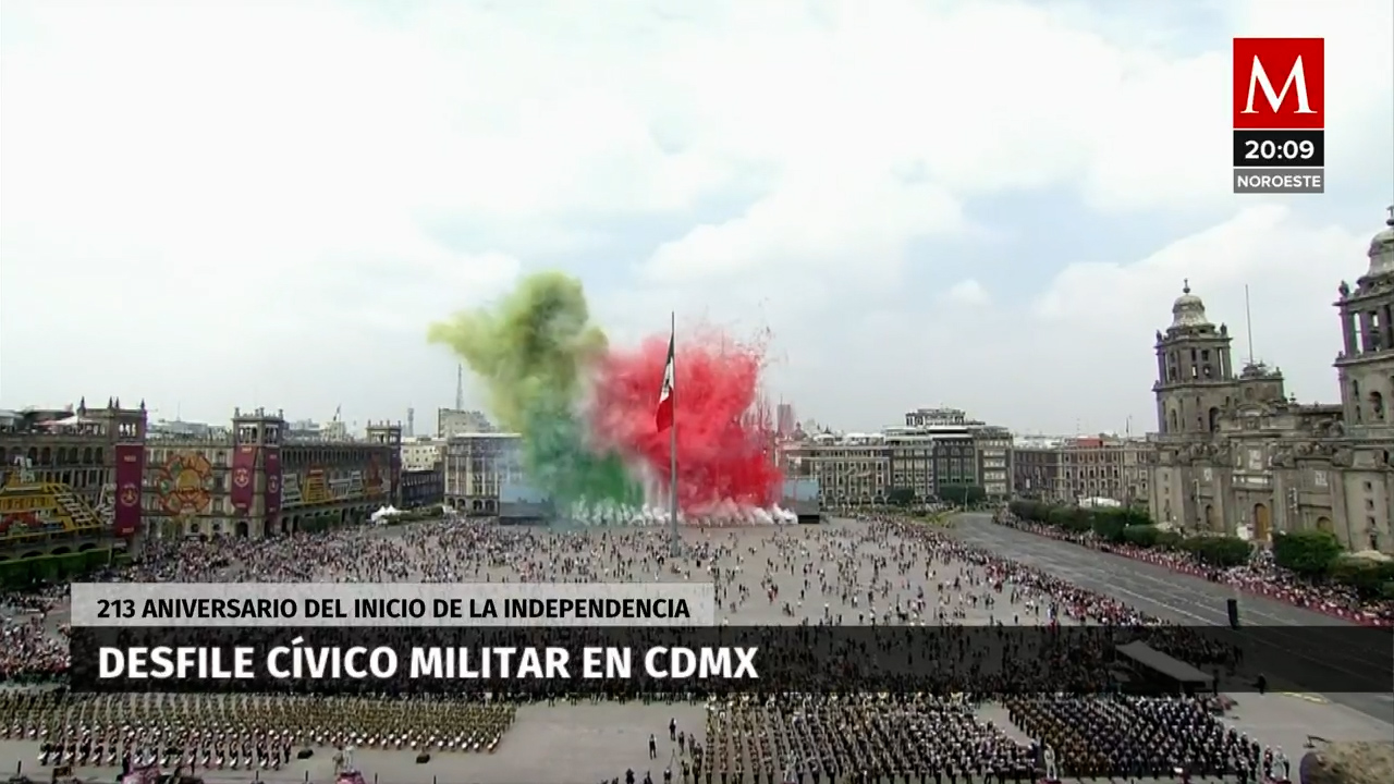 14 Mil miembros de las fuerzas armadas en el espectacular Desfile Militar CdMx 2023