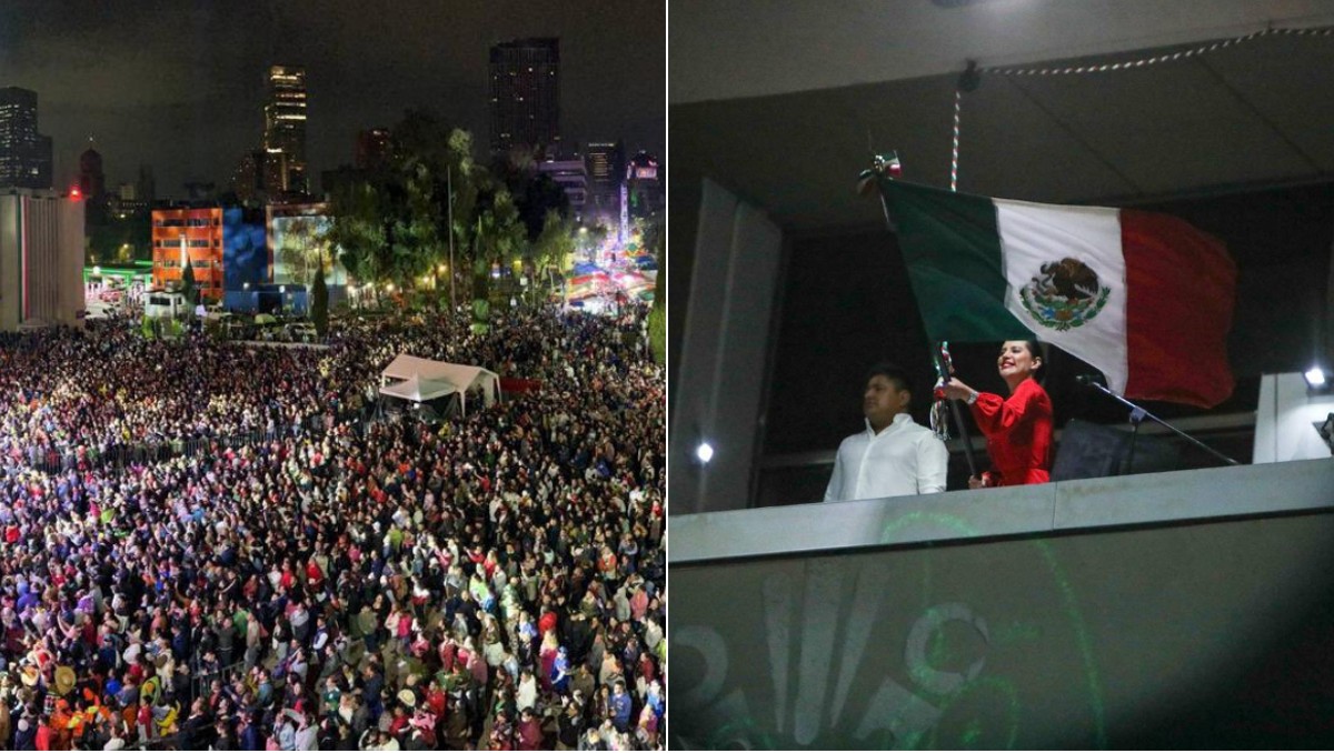 Sandra Cuevas encabeza el Grito de Independencia en la alcaldía Cuauhtémoc | Especial