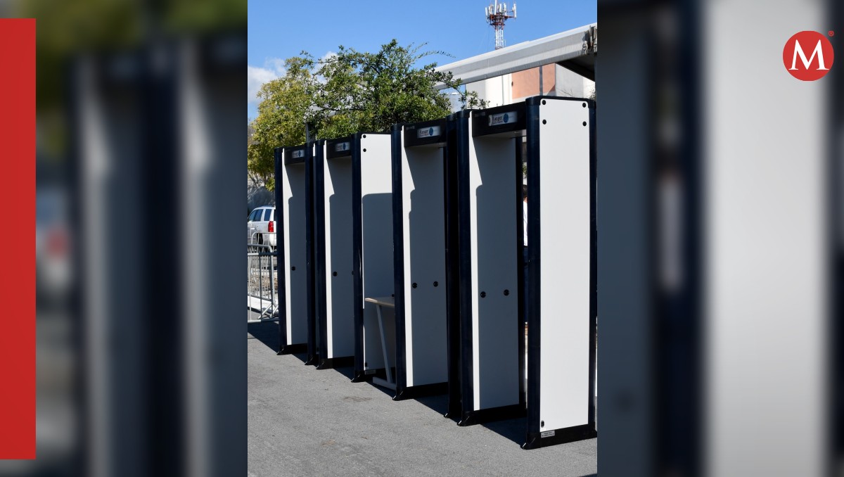 Arcos detectores de metales en penales de Tamaulipas