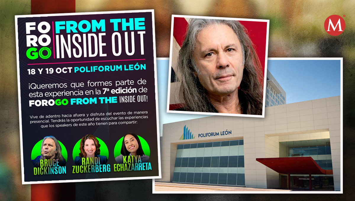 Bruce Dickinson, vocalista de Iron Maiden será speaker en Foro Go