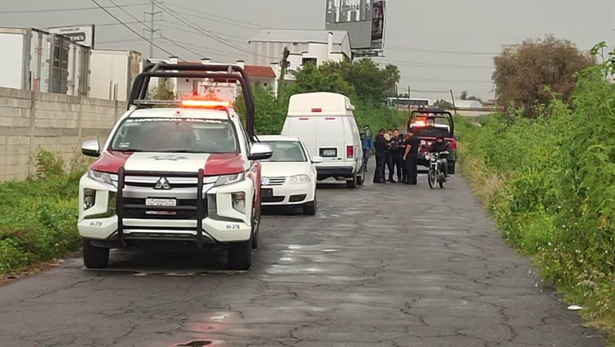 Cadáver embolsado en Coronango, Puebla | Alfredo Fernández