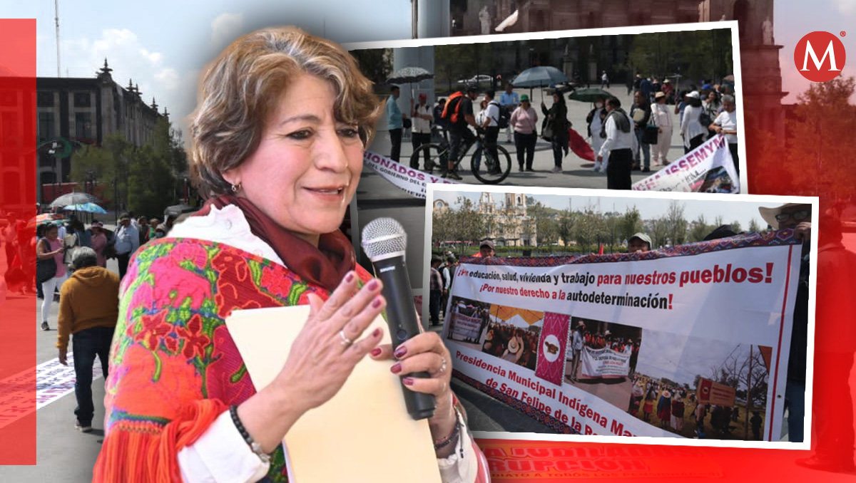 Los grupos se manifestaron en Palacio de Gobierno.| Fotos: (Tania Contreras)