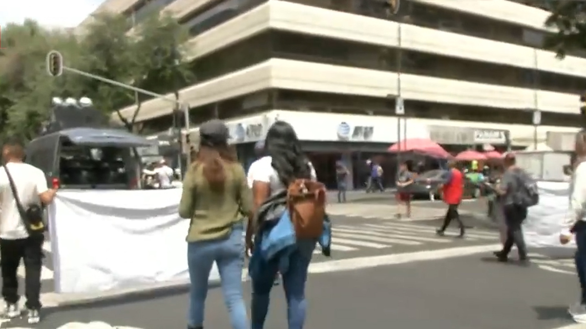 Marcha provoca cierres de avenidas en alcaldía Cuauhtémoc, CdMx