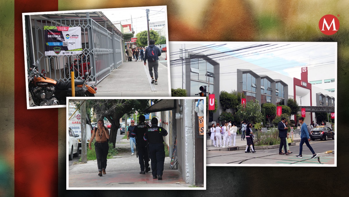 Vigilancia en zona de la UPAEP | Melanie Torres | Diseño Milenio