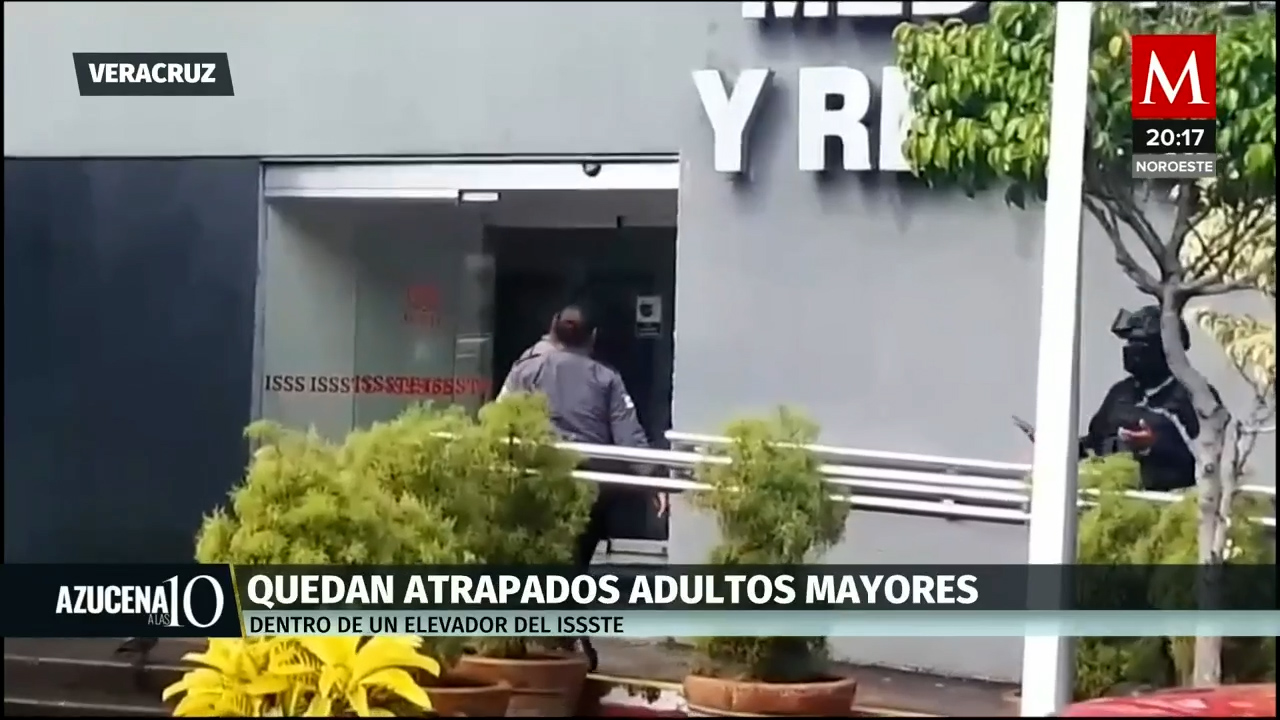 Dos adultos mayores atrapados en elevador del hospital regional del ISSSTE en Veracruz