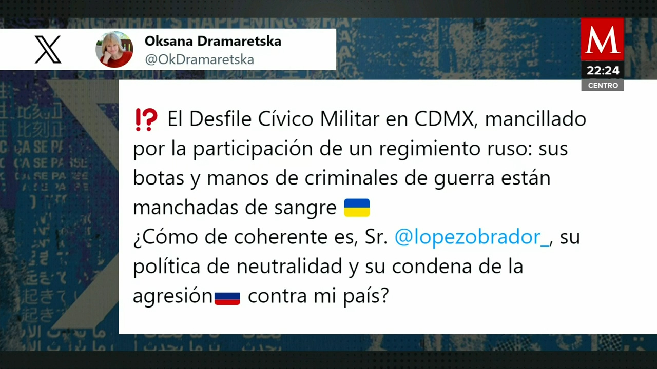 AMLO defiende la participación de Rusia en el Desfile Militar