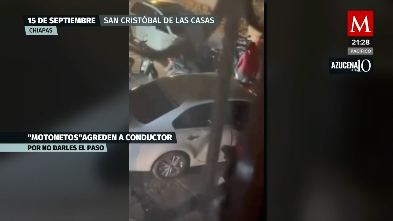 Disparos y agresiones en San Cristóbal de las Casas por los motonetos