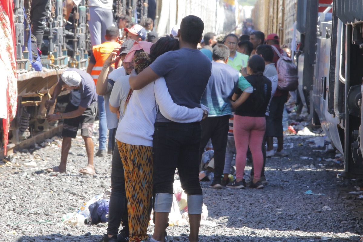 La mayoría de los migrantes varados llegaron a los patios de Ferromex en Torreón. (Manuel Guadarrama)