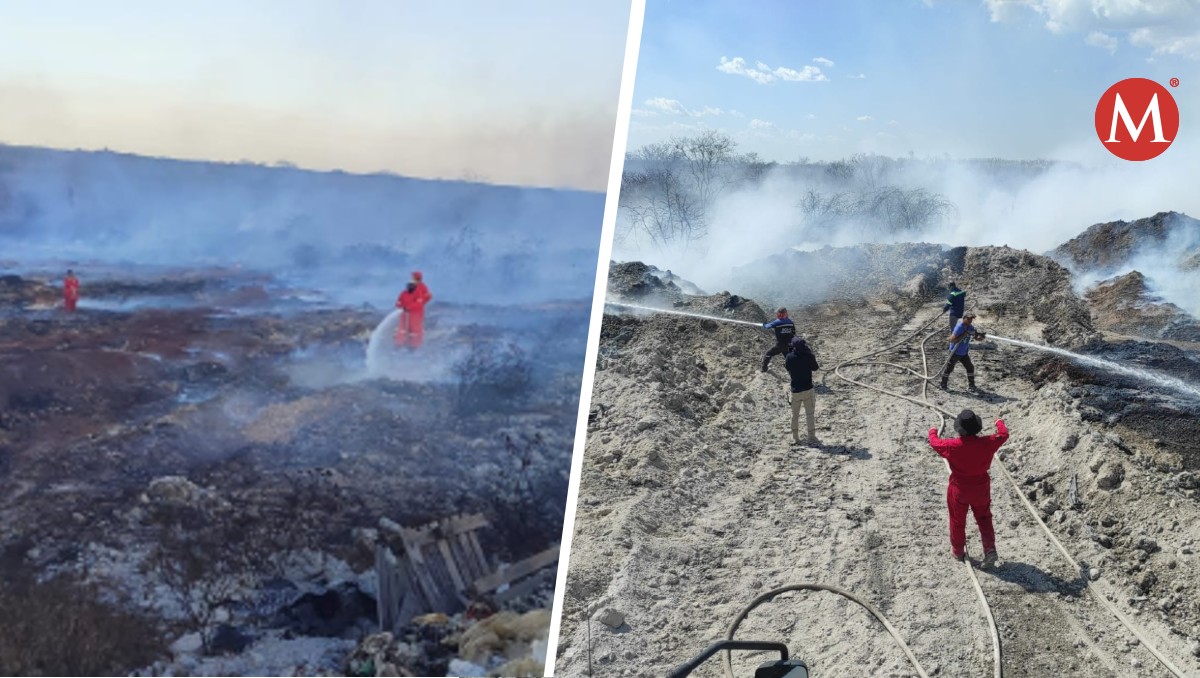 Mitigan incendio en basurero de Pánuco, ya había sido clausurado