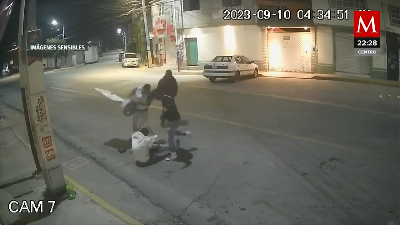 Cámaras del C5 registran detención del agresor en el caso Acolman