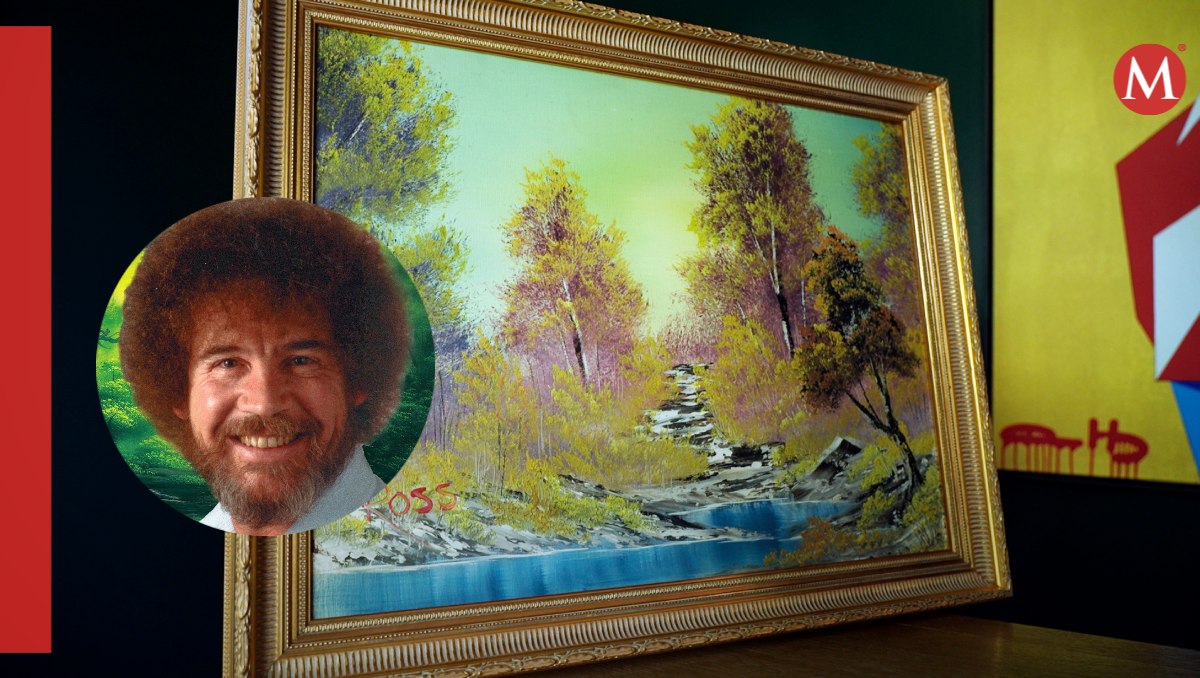 Pintura de Bob Ross