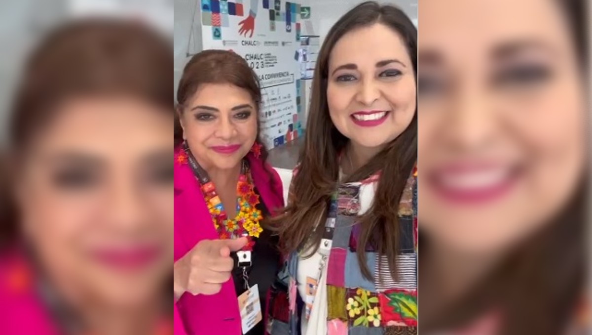 Clara Brugada y Cynthia López reaccionan a destape de Omar García Harfuch | Captura