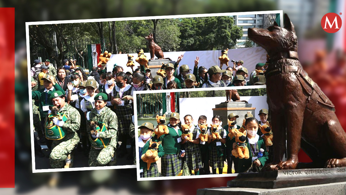 Develan estatua en Campo Marte en honor a Proteo | Especial