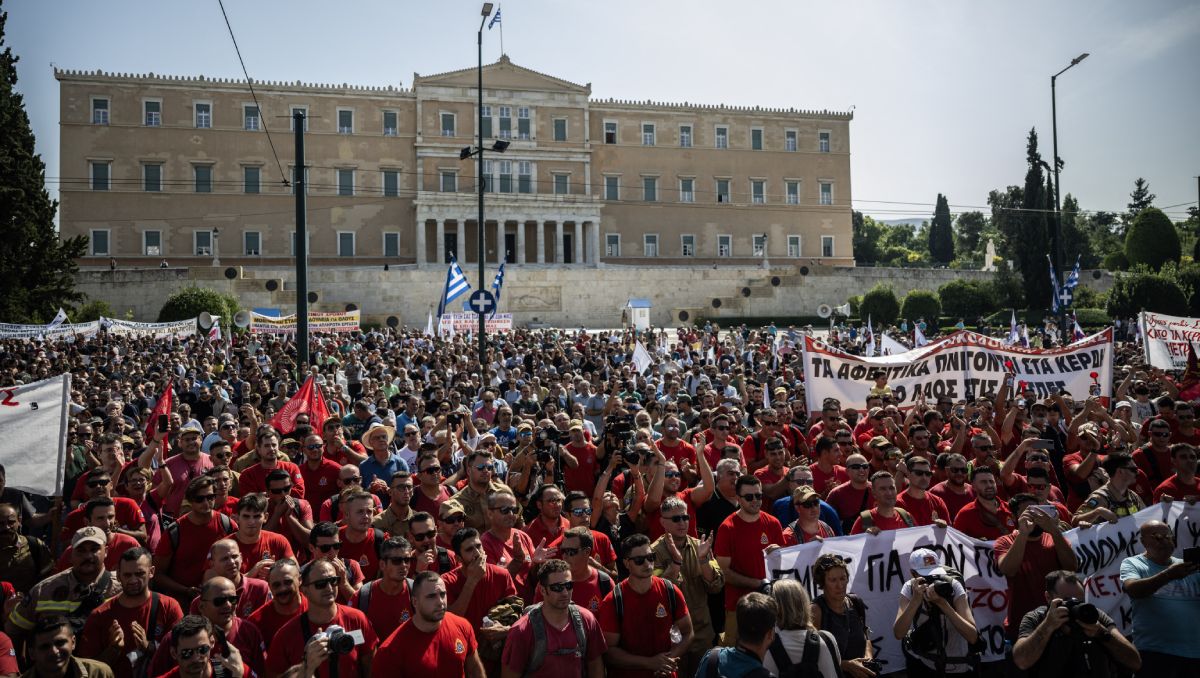 Manifestación en Grecia por derechos laborales | AFP