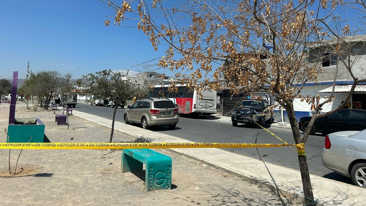 La plaza pública, ubicada sobre las calles Peral y Encino, se encuentra resguardada | Pedro Delgado