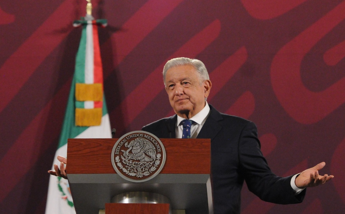 El Presidente en su conferencia de prensa mañanera de Palacio Nacional. | Cuartoscuro