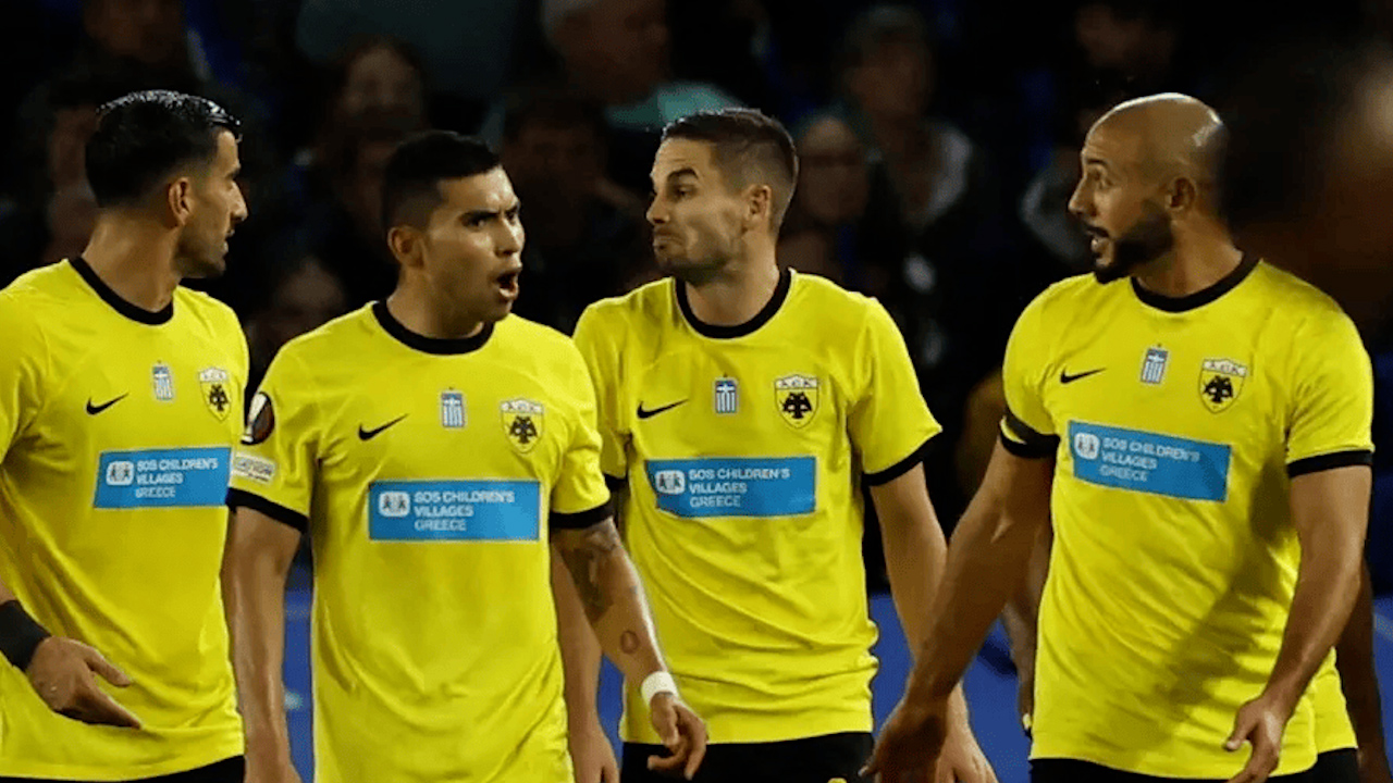 AEK y Orbelín sumaron su primer triunfo en la Europa League al vencer al Brighton