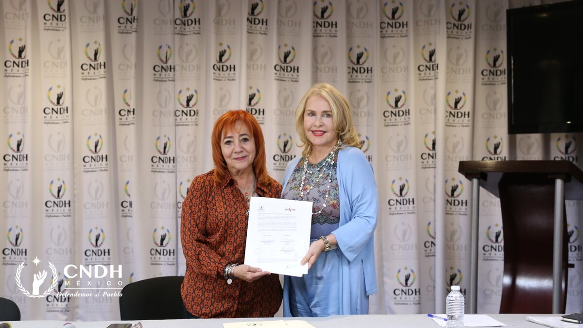 CNDH y SPES Viva firman convenio. (X)