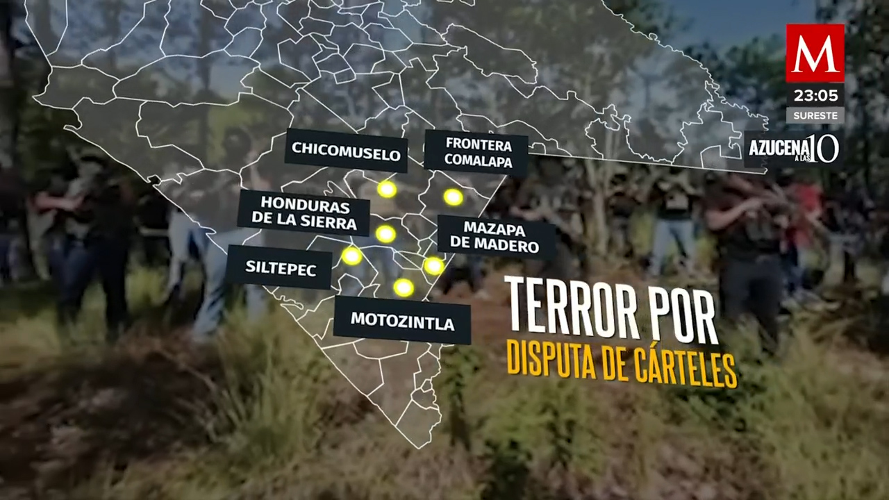 Sigue la disputa de grupos criminales en Chiapas, ya hay desabasto de alimentos y gasolina