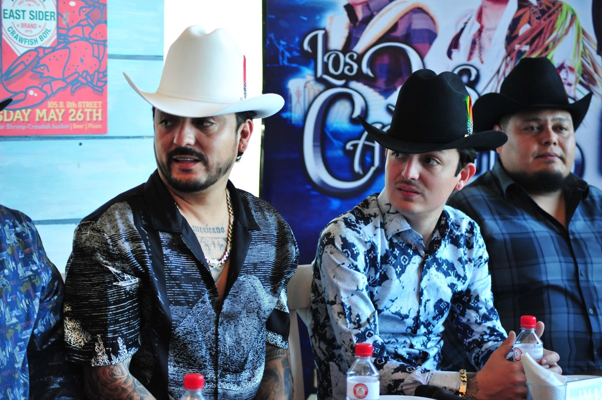 Rueda de prensa de Los Dos Carnales en Torreón. | Roberto Amaya