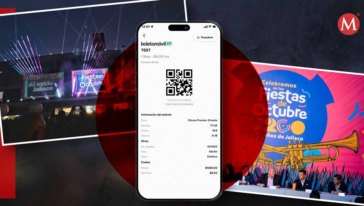 Alistan venta de boletos del auditorio Benito Juárez para Fiestas de Octubre (Cortesía e Instagram @boletomovilmx)