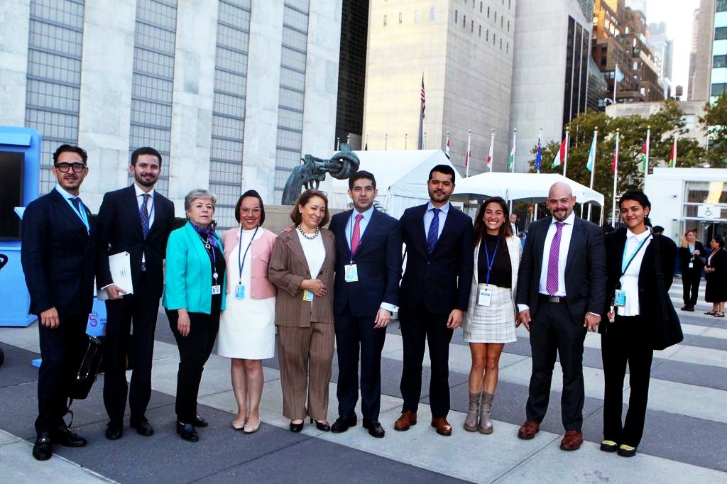 Alicia Bárcena concluye visita a Asamblea General de la ONU. (Especial)