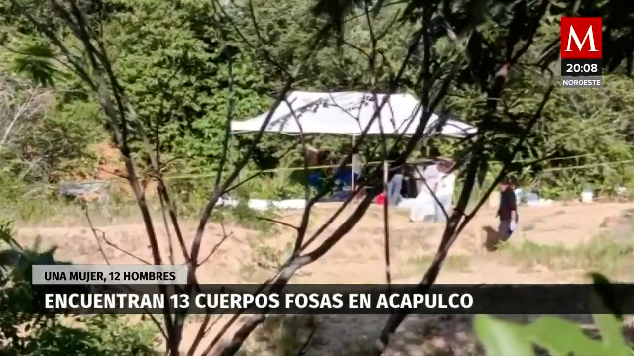 Descubiertos 13 cuerpos humanos en fosas de Acapulco en solo seis días