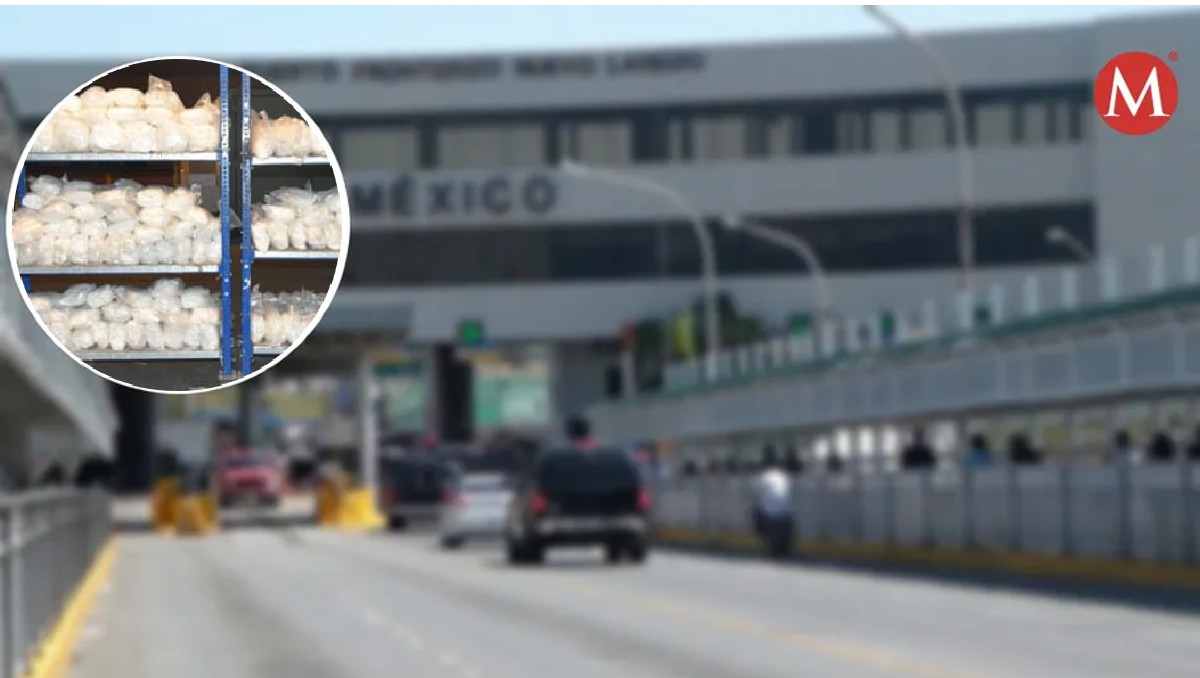 Incautan cocaína en Puente Internacional en Nuevo Laredo. (Especial)