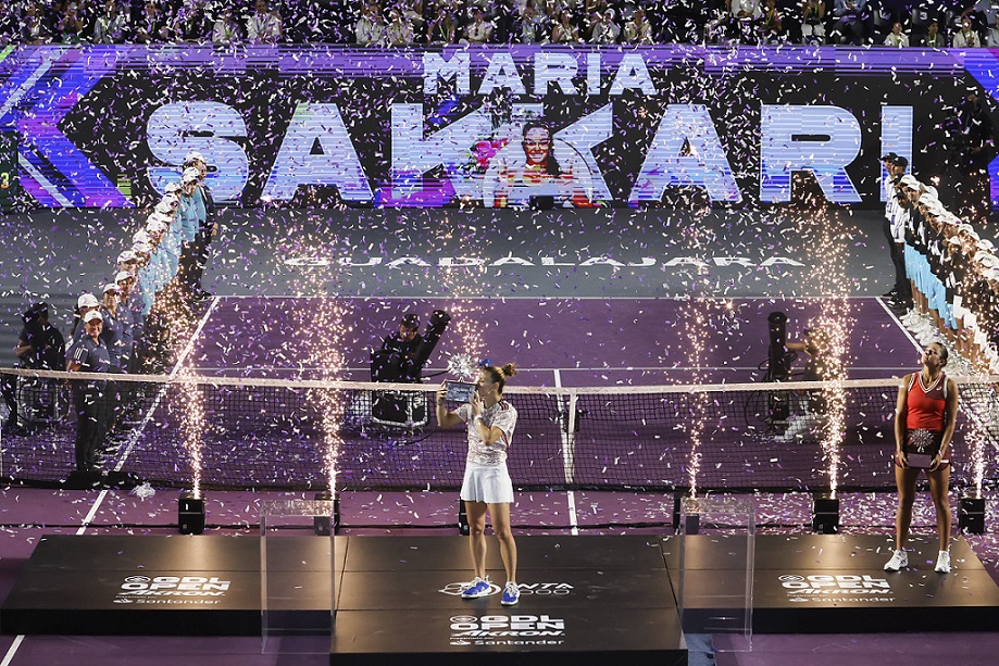 María Sákkari derrota a Caroline Dolehide y se corona en el Guadalajara Open (Cortesía)