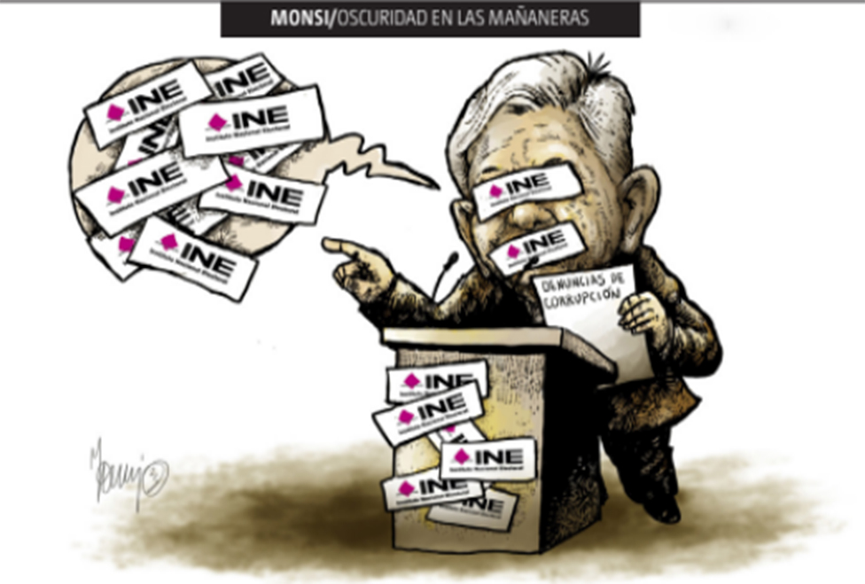 OSCURIDAD EN LAS MAÑANERAS