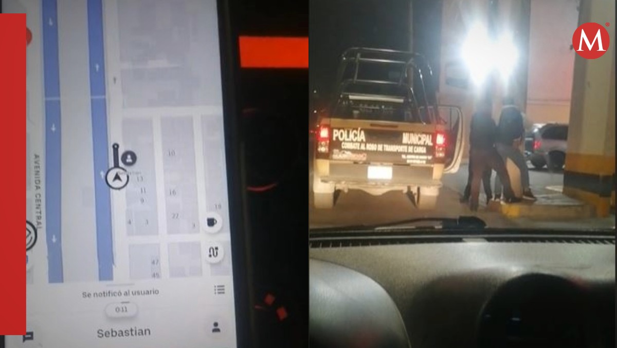 Uber graba el momento en que policías se llevan a su pasajero | TikTok