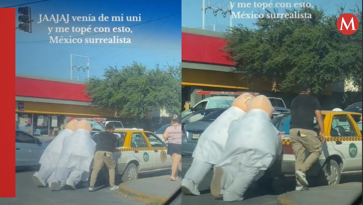 Botargas de Dr. Simi ayudan a taxista en plena calle | VIDEO