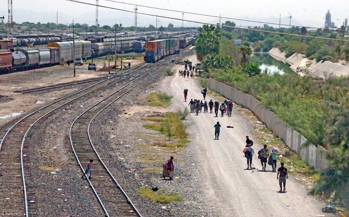 Migrantes en Torreón. (Roberto Amaya)