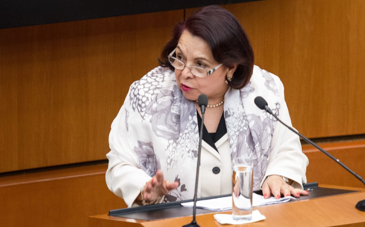 Celia Maya, consejera de la Judicatura Federal, en el Senado. | Cuartoscuro