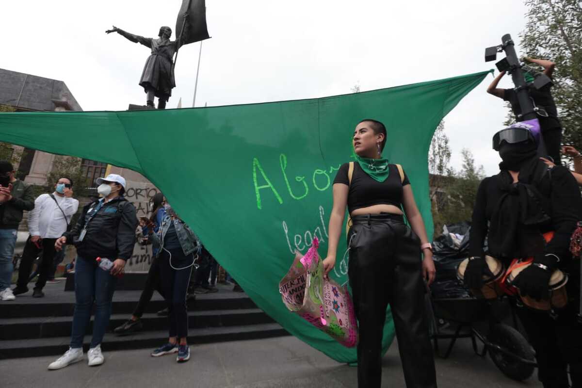 Colectivos feministas en Toluca.| Foto (Tania Contreras)