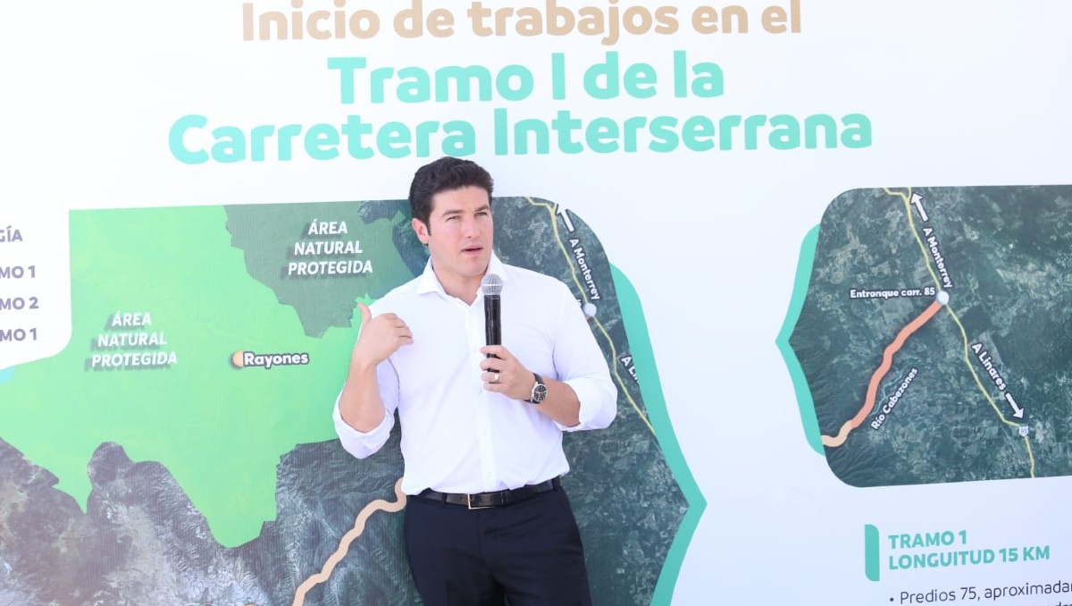 El gobernador asistió al arranque de las obras. Foto: Raúl Palacios