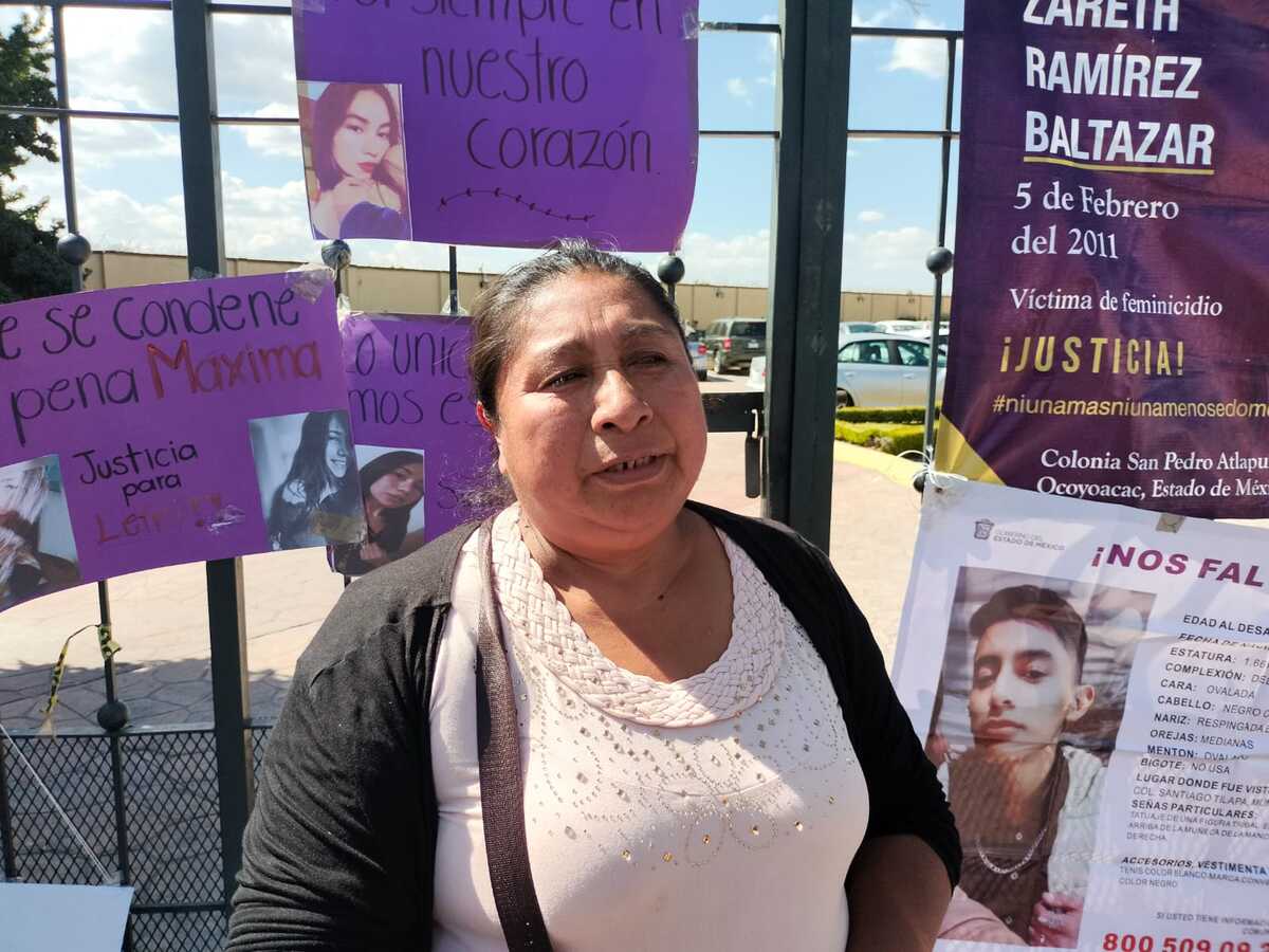 Madre de Lefni Neftalí Colín.| Foto (Abadiel Martínez)