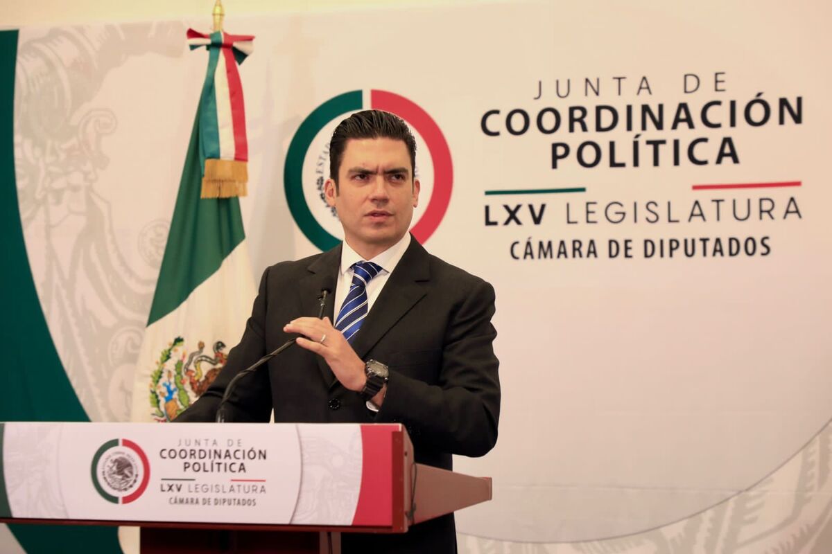 El presidente de la Junta de Coordinación Política en San Lázaro, Jorge Romero. (Especial)