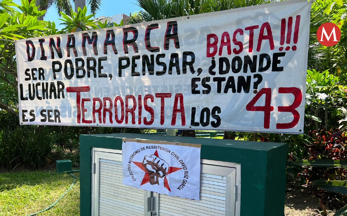 Recuerdan a normalistas de Ayotzinapa en Tampico. Foto | Jaime Maya