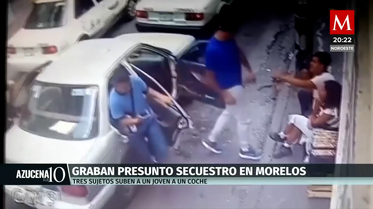 Video viral muestra presunto secuestro en el centro de Cuernavaca, Morelos