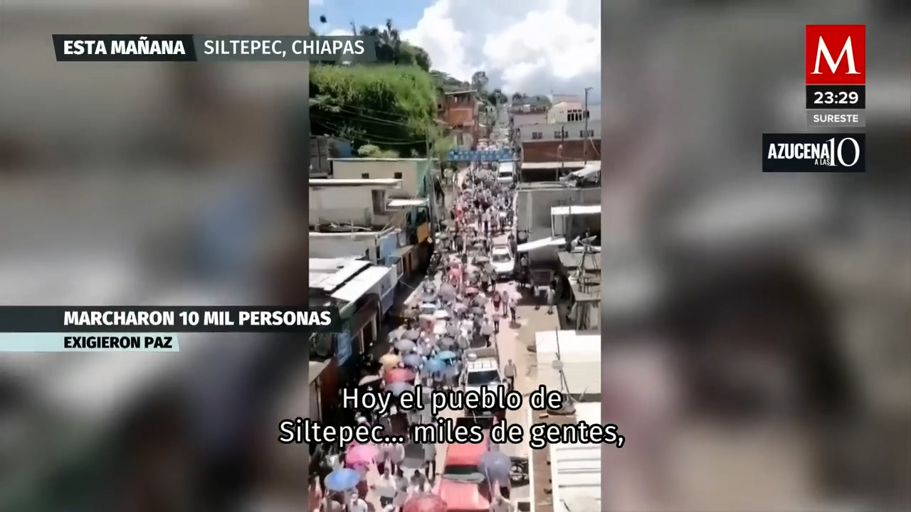 Comunidad de Siltepec se moviliza por la paz y el desarrollo local