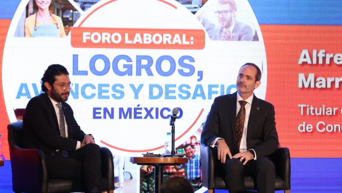 Foro laboral: logros, avances y desafíos en México organizado por la Coparmex. Foto: (Octavio Hoyos)