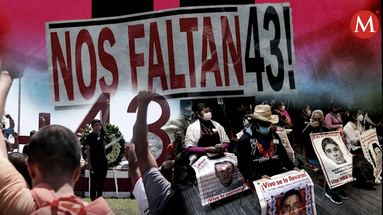 Así se vivió la marcha por los 9 años de la desaparición de los 43 normalistas de Ayotzinapa