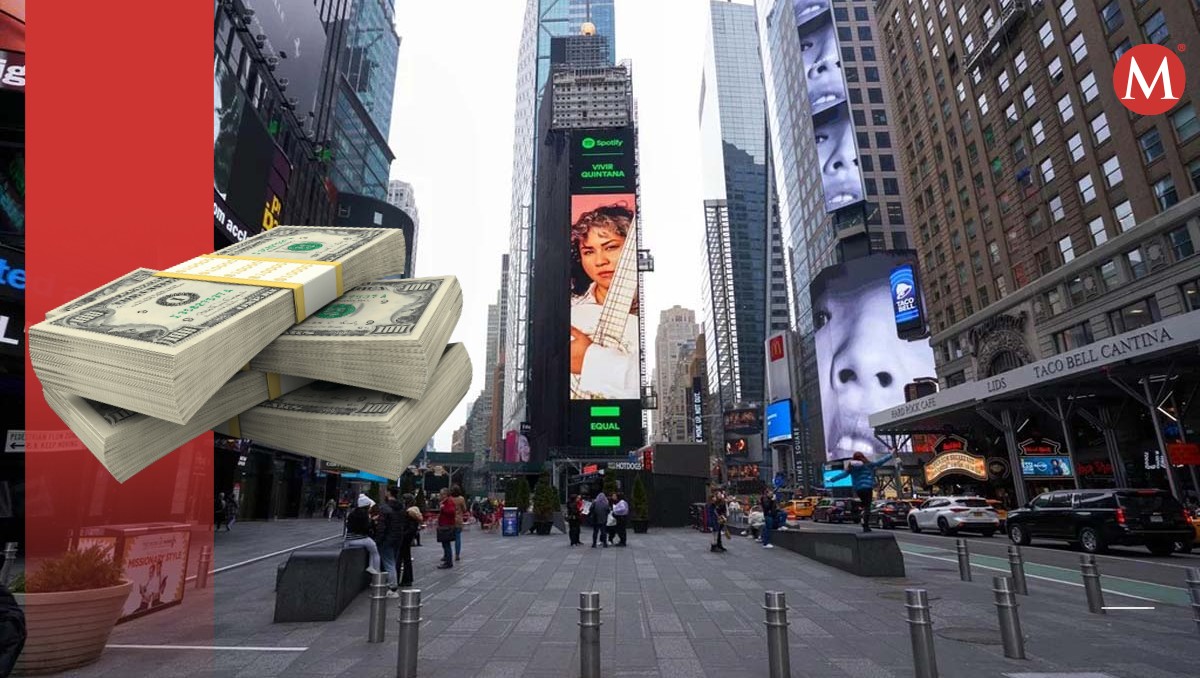Wendy Guevara y Claudia Sheinbaum han tenido un anuncio en Times Square.