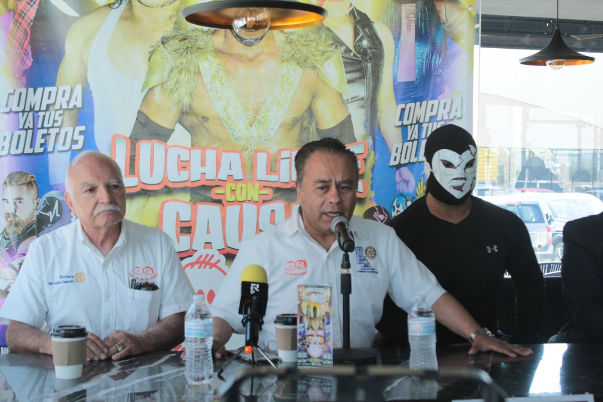 Club Rotario Torreón Campestre está organizando una función de lucha libre a beneficio. (Alejandro Jiménez)