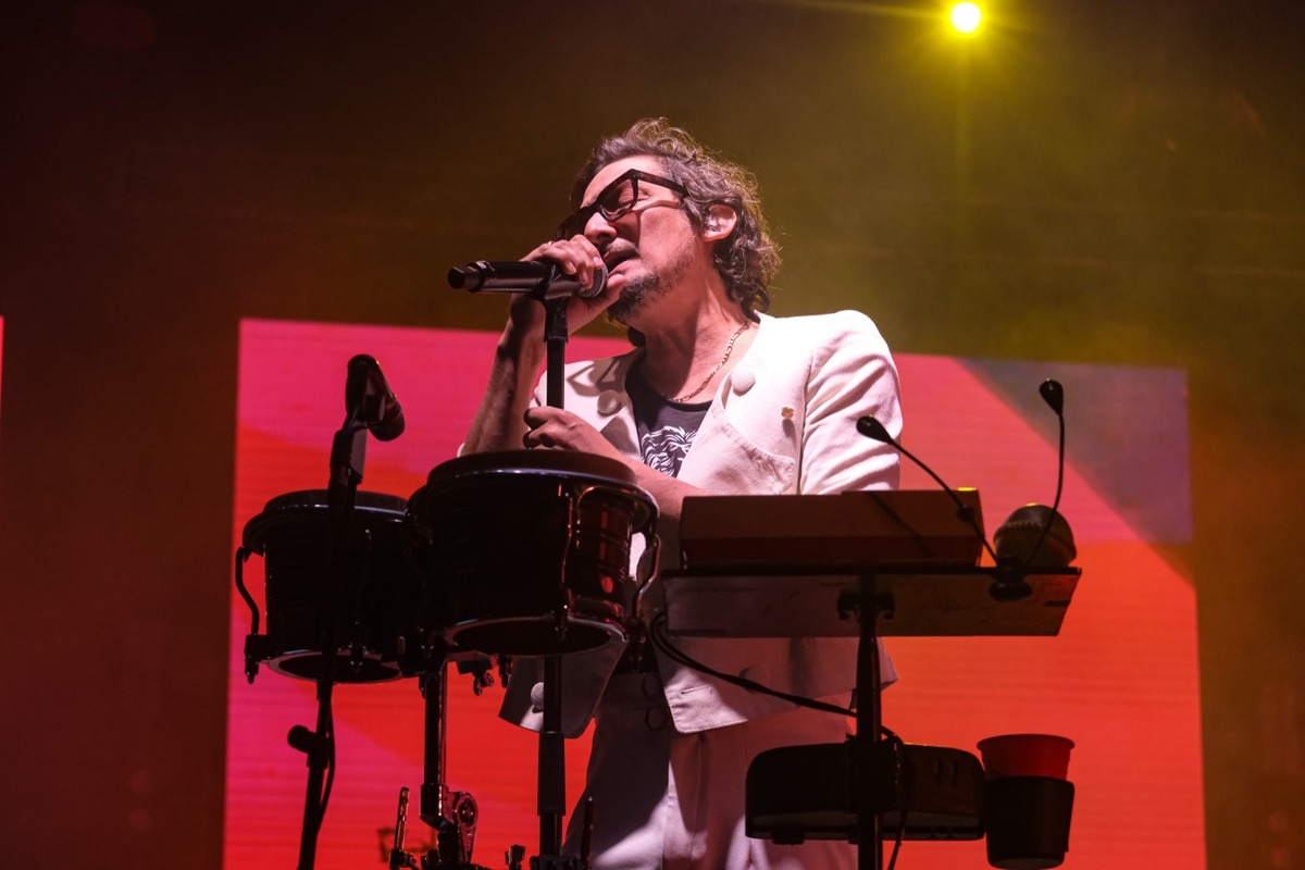 León Larregui durante la primera de dos fechas en el Auditorio Nacional | Liliana Estrada/OCESA